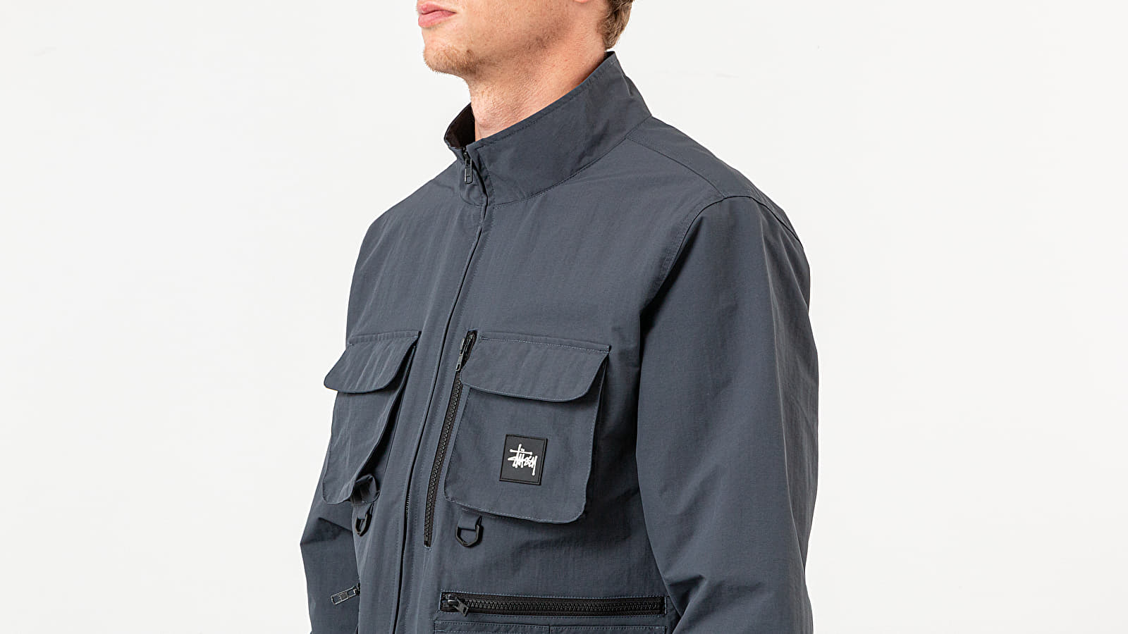 Jackets Stussy Utility Jacket Slate