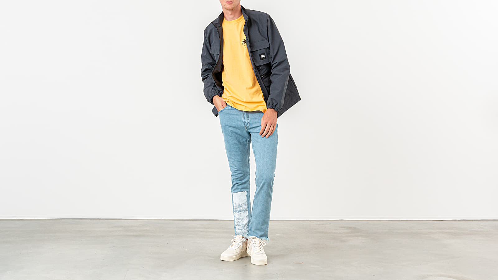 Jackets Stussy Utility Jacket Slate Footshop