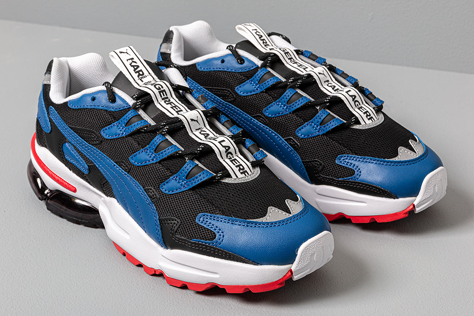Men s shoes Puma x Karl Lagerfeld CELL Alien Puma Black TRUE BLUE Footshop