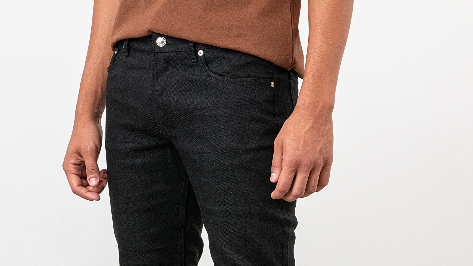 Hlače A.P.C. Petit Standard Jeans Black