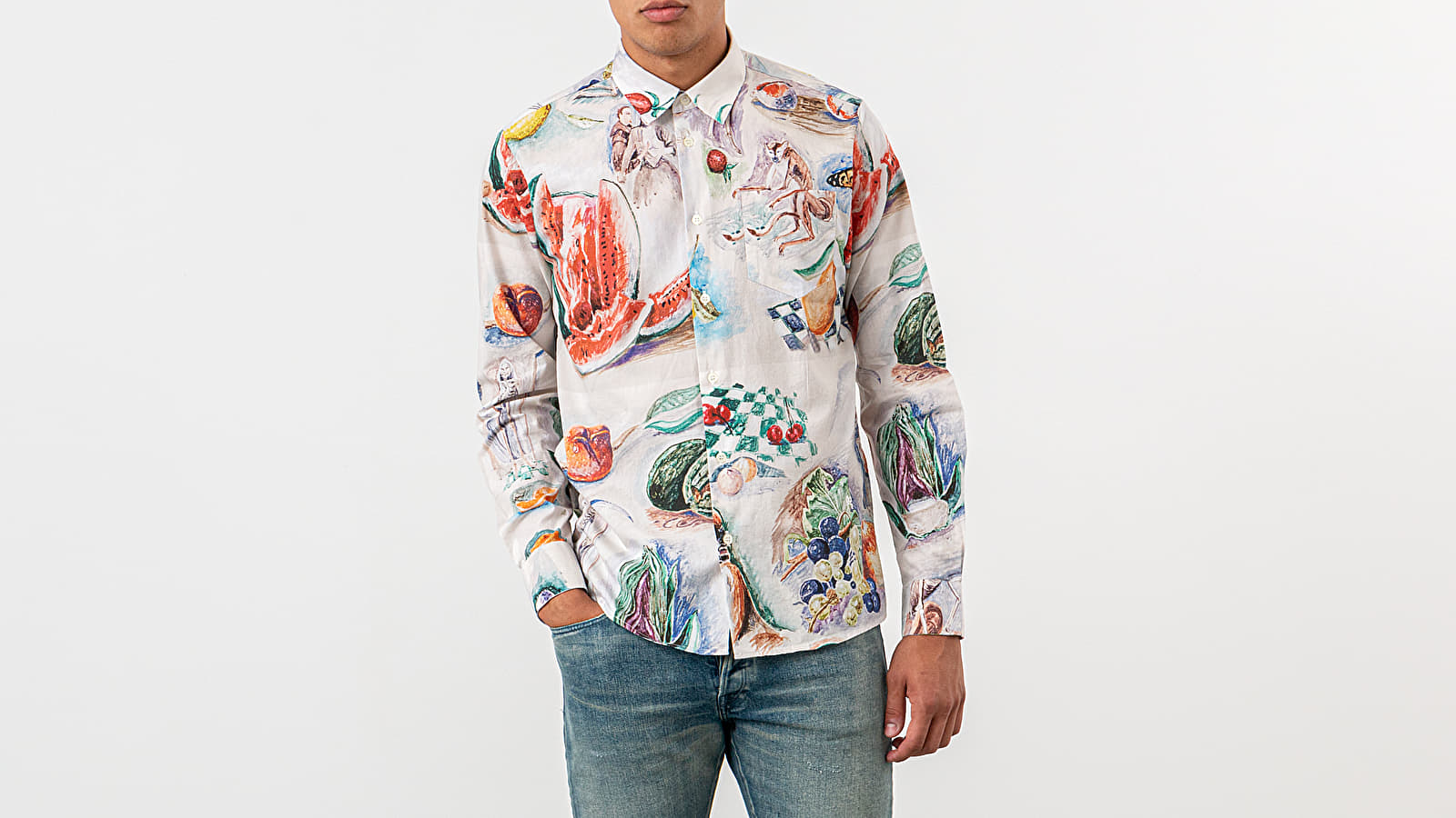 Košile Soulland Huttnutt Pocket Shirt Multicolor