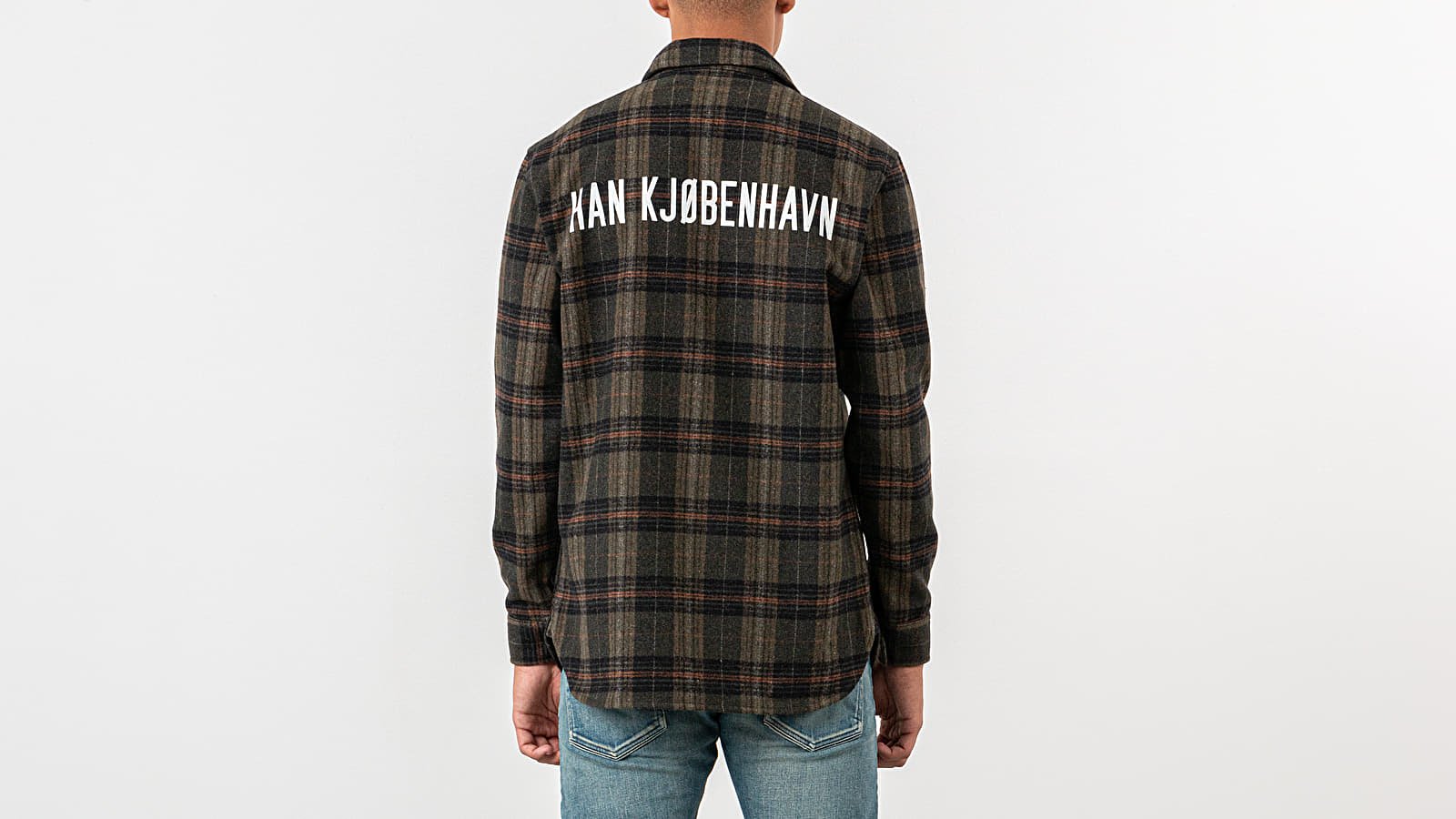 Camisas Han Kjøbenhavn Shirt Army Check