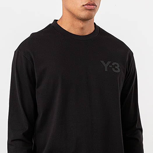 Y-3 Logo Long Sleeve Tee Black | Footshop