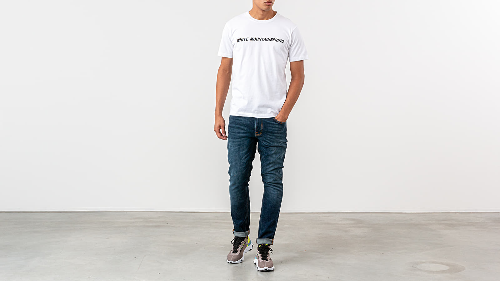 T-shirts White Mountaineering Printed Tee White