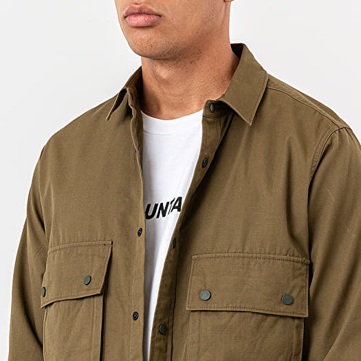 Shirts White Mountaineering Big Pocket Shirt Khaki | Footshop