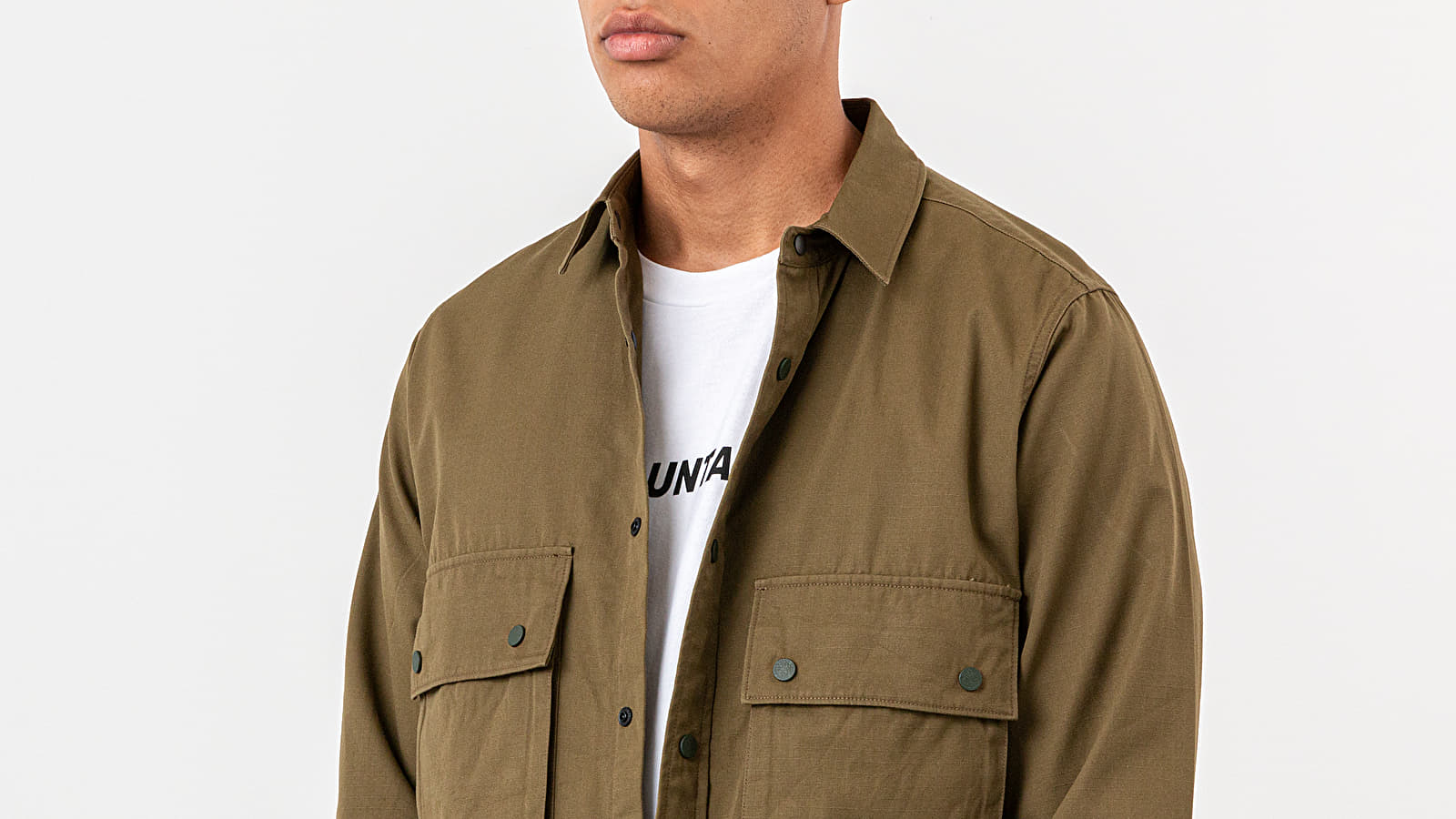 ファッションアイテム人気ランキング Shirts White Mountaineering Big Pocket Shirt Khaki | Footshop トップス