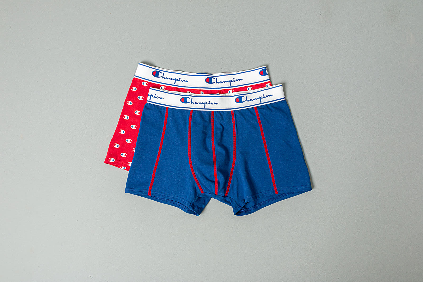 Boxerky Champion 2 Pack Boxers Red/ Blue
