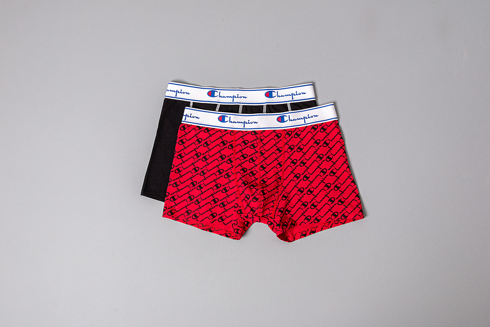 Boxerky Champion 2 Pack Boxers Red/ Black