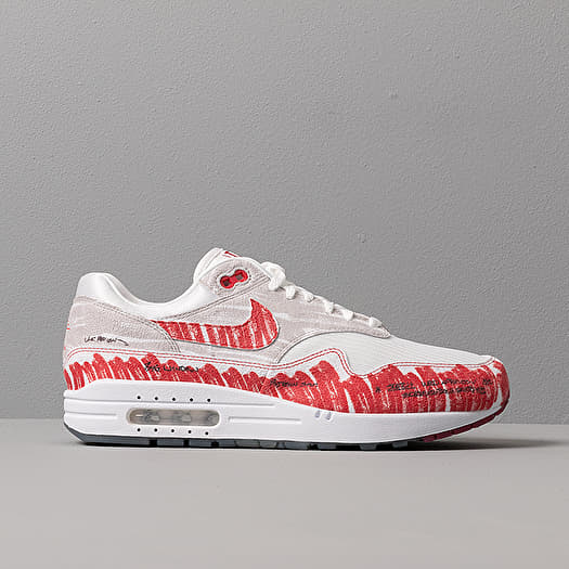 Herren Sneaker und Schuhe Nike Air Max 1 Sketch To Shelf White University Red Neutral Grey Footshop
