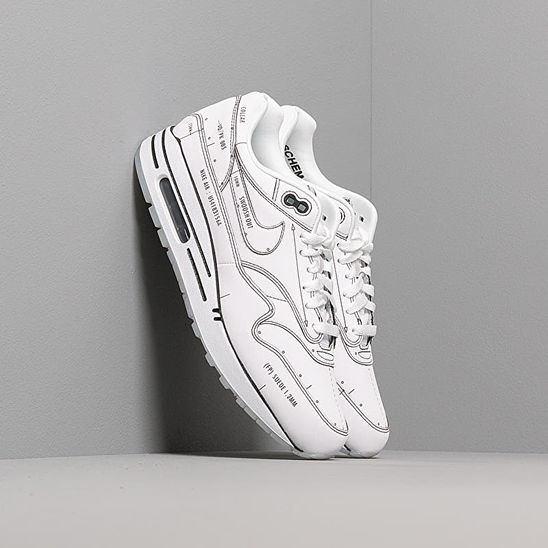 Nike Air Max 1 Sketch To Shelf White/ White-Black | Footshop