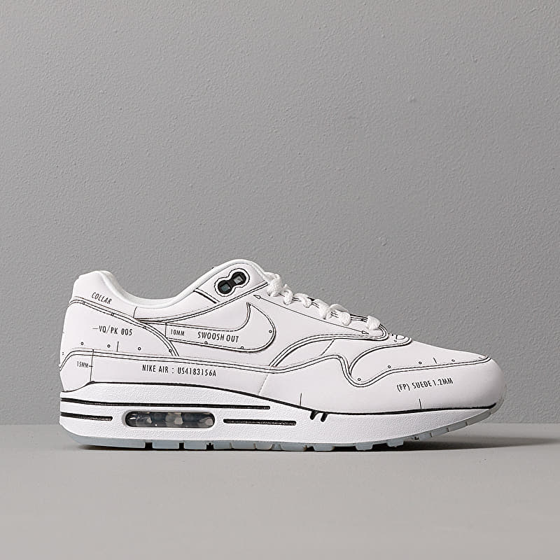Nike Air Max 1 Sketch To Shelf White/ White-Black | Footshop