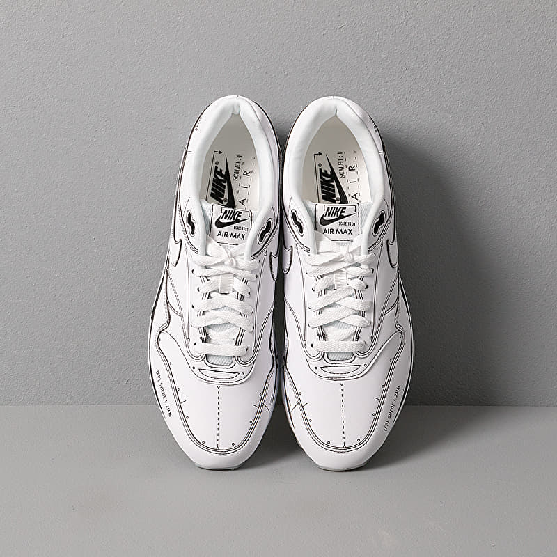 Nike Air Max 1 Sketch To Shelf White/ White-Black | Footshop