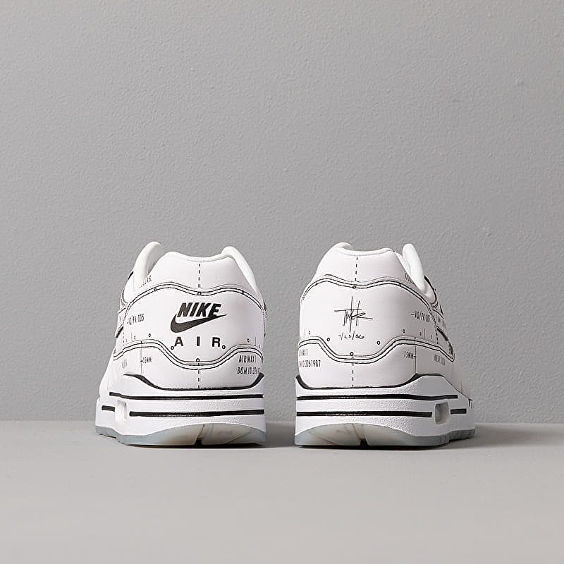 Nike Air Max 1 Sketch To Shelf White/ White-Black | Footshop