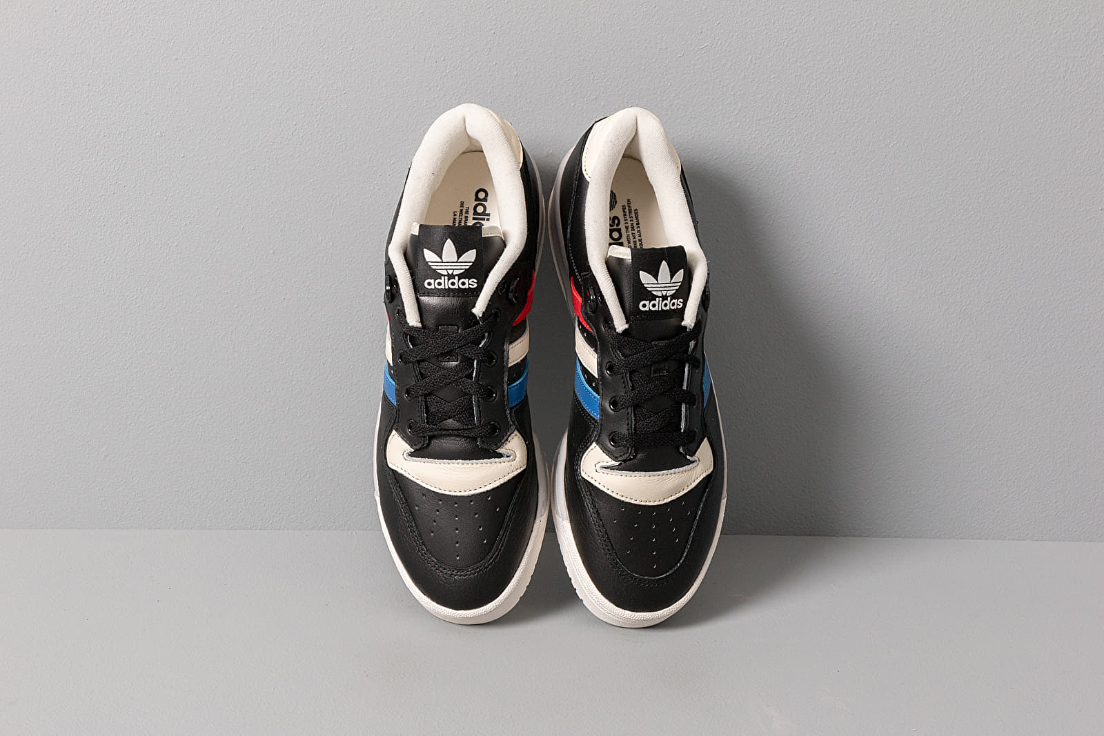 Men s shoes adidas Rivalry Low Core Black Cloud White Core White Footshop