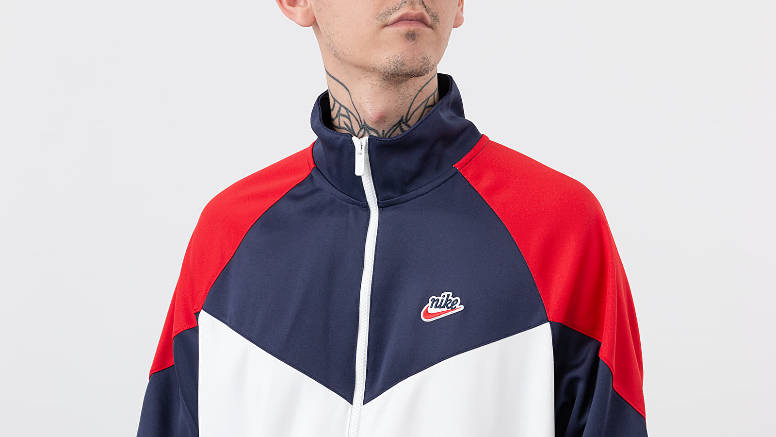 Hoodies and sweatshirts Nike White/ Summit Navy Jacket | Sportswear Footshop Midnight