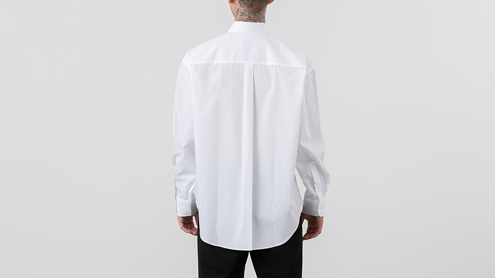 Ризи MAISON KITSUNÉ Acid Casual Fox Longsleeve Shirt White