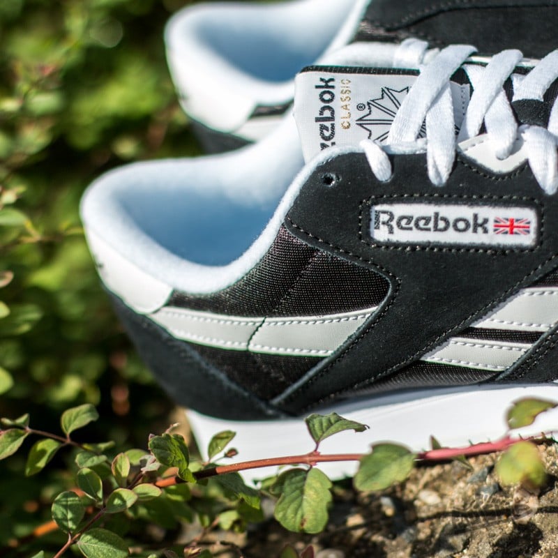 Vyriška avalynė Reebok Classic Leather Nylon Black/White