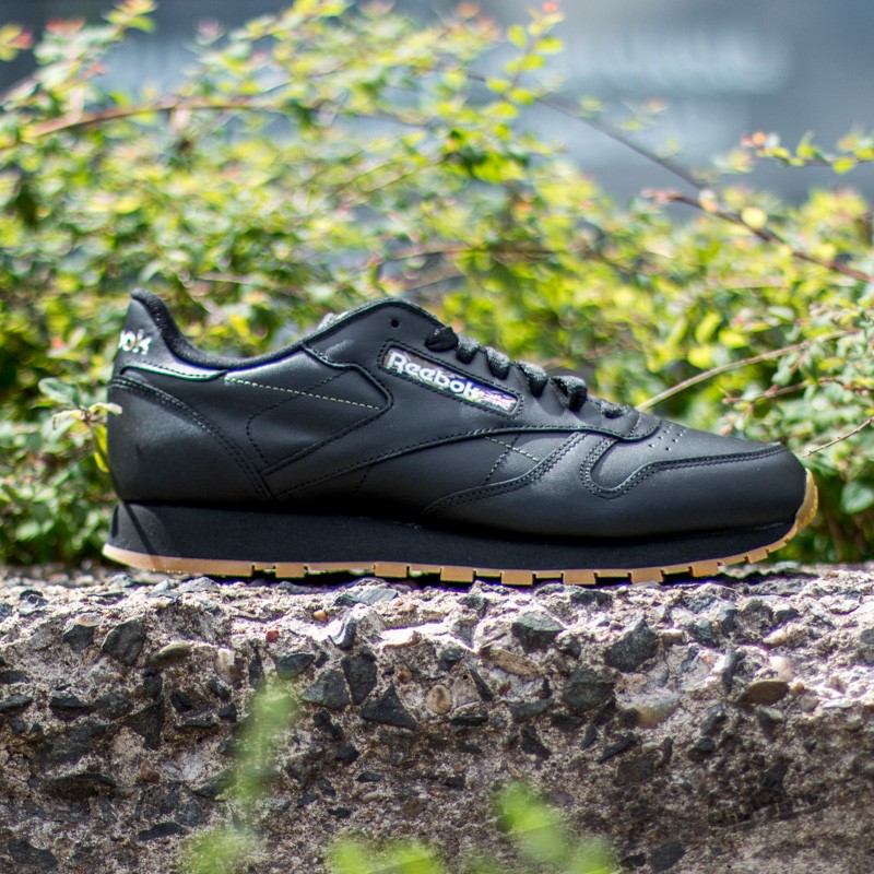 Zapatillas Hombre Reebok Classic Leather Black/Warm Olive/Oatmeal
