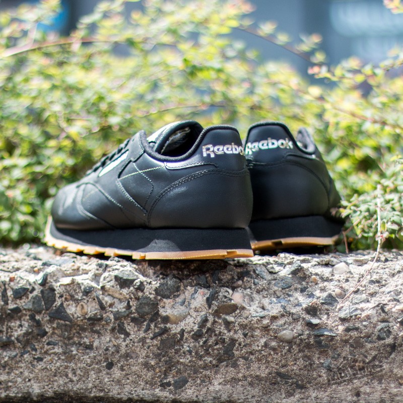 Zapatillas Hombre Reebok Classic Leather Black/Warm Olive/Oatmeal