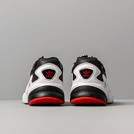 Women's shoes adidas by Fiorucci Falcon Zip W Core Black/ Ftw White/ Red |  Footshop