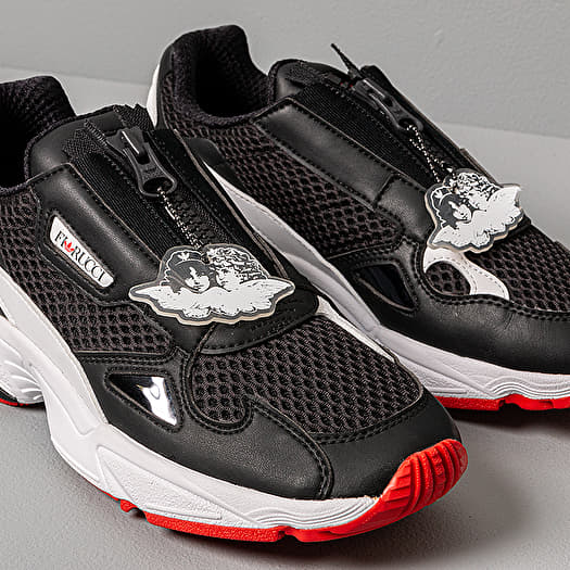 Adidas falcon zip black new arrivals