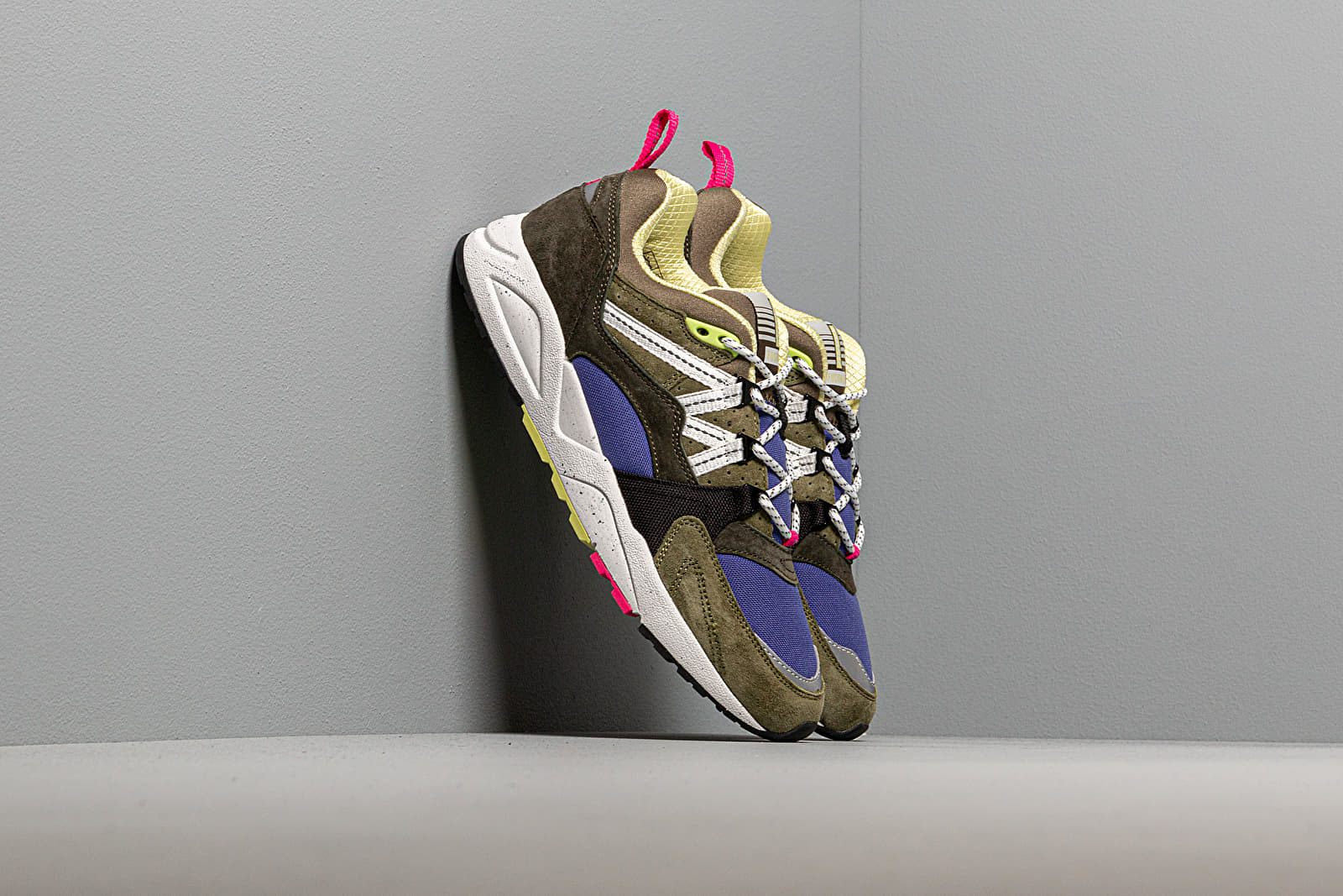 Pánske tenisky a topánky Karhu Fusion 2.0 Forest Night/ Bright White