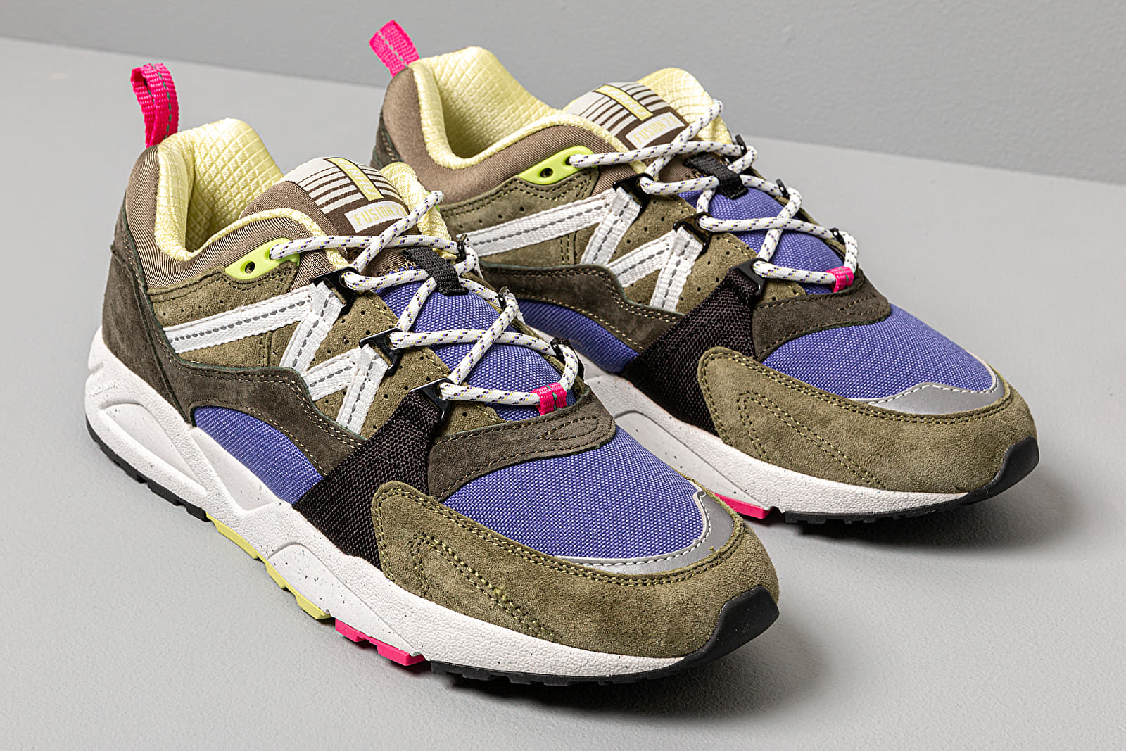 Pánske tenisky a topánky Karhu Fusion 2.0 Forest Night/ Bright White