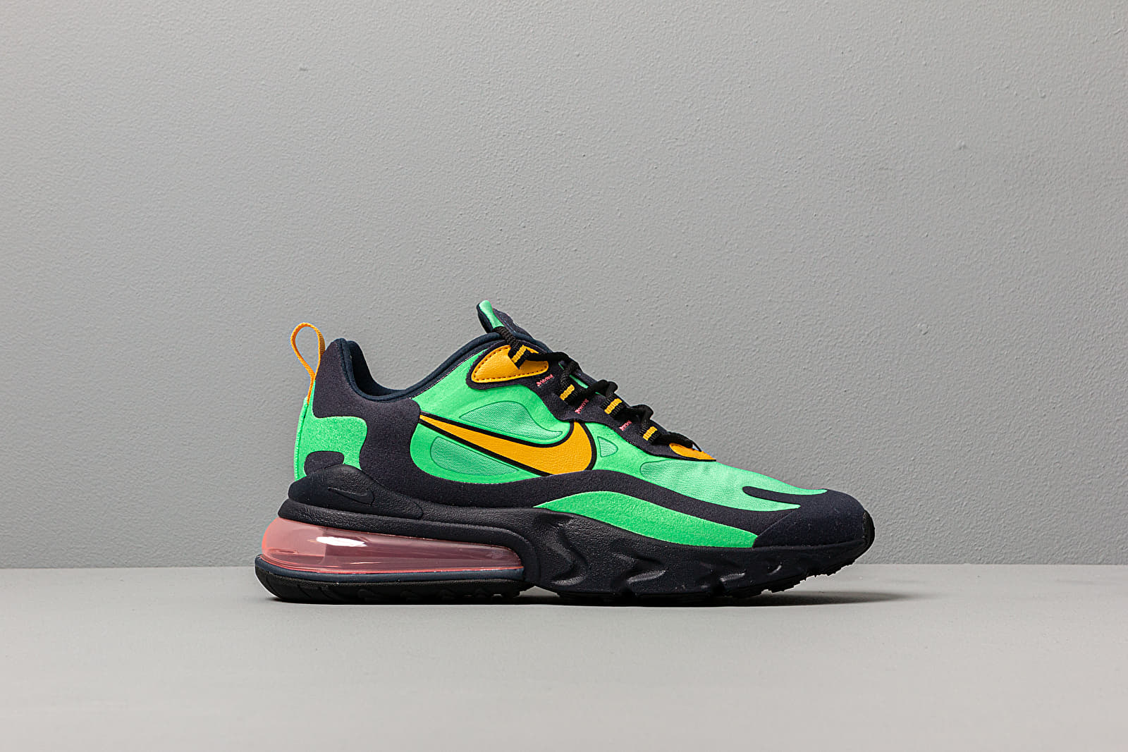 Zapatillas Hombre Nike Air Max 270 React Electro Green/ Yellow Ochre-Obsidian
