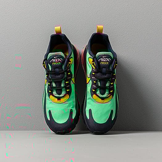 Nike air max 270 react green ochre  and  obsidian discount