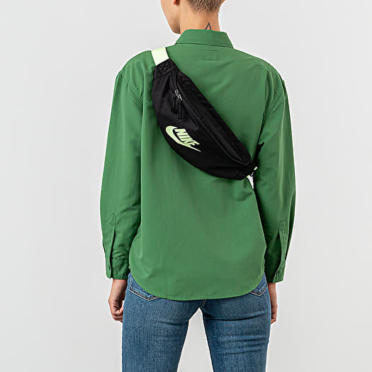Nike Heritage Hip Pack Black/ Black/ Barely Volt | Footshop Nike Heritage Hip Pack Black/ Black/ Barely Volt | Footshop