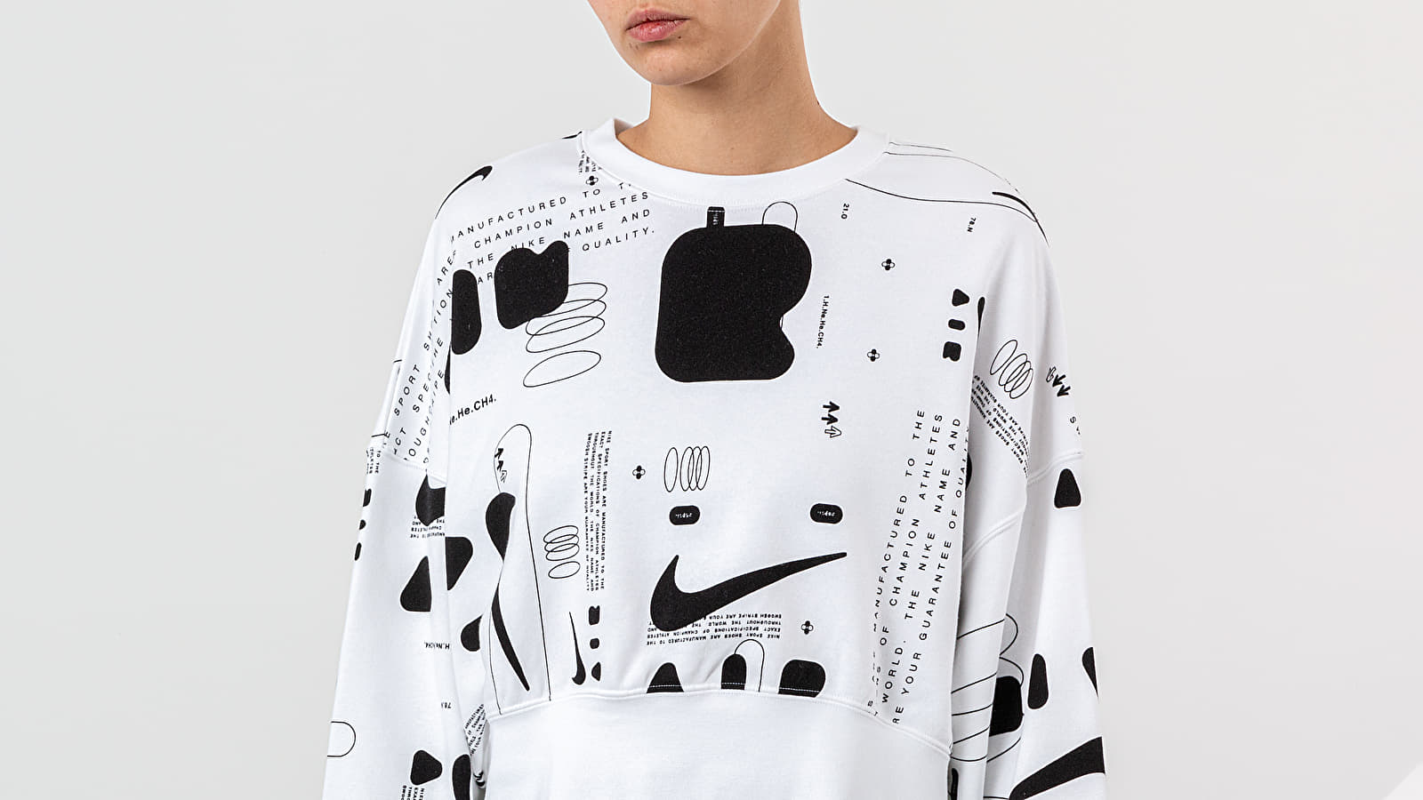 Nike air hotsell print sweatshirt