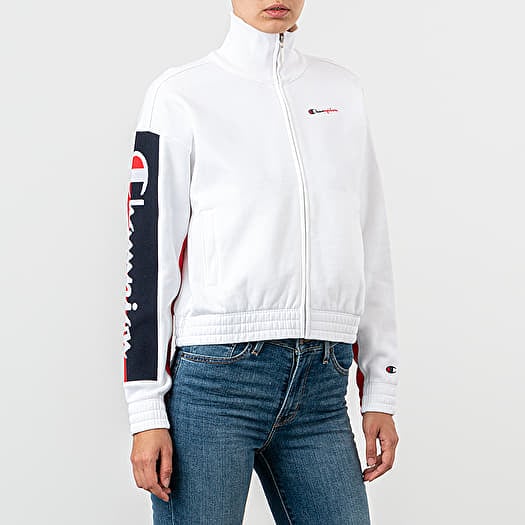 Champion white track jacket cheap