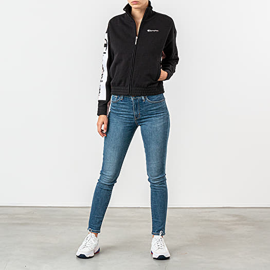 Hoodies and sweatshirts Champion Track Jacket Black Pink Footshop