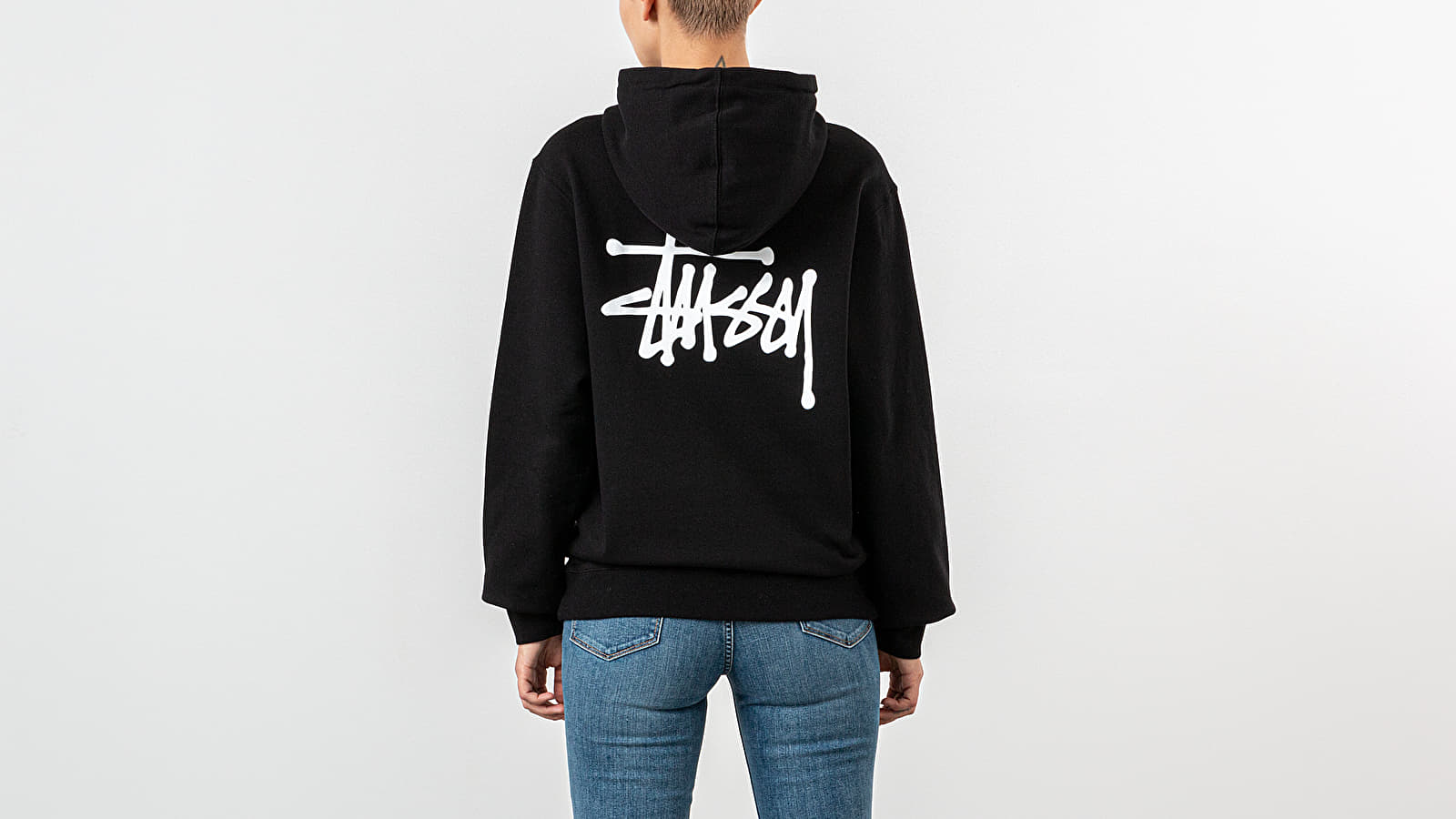 Hoodies and sweatshirts  Stussy Basic Stussy Hoodie Black