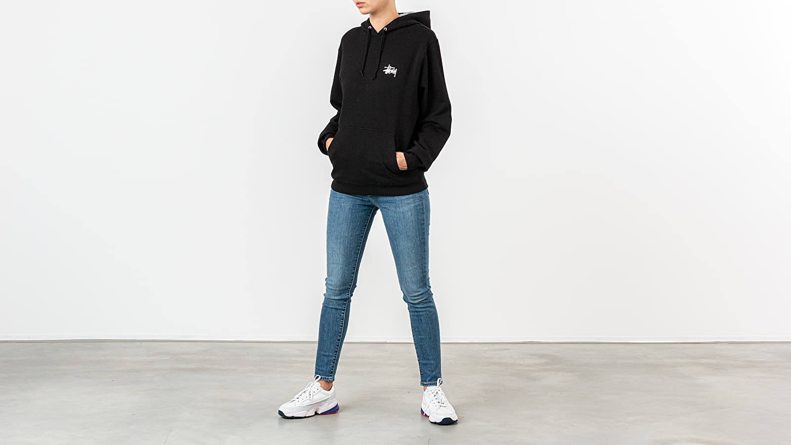 Hoodies and sweatshirts  Stussy Basic Stussy Hoodie Black