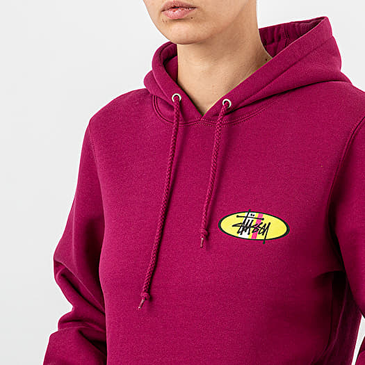 Stussy hoodie wine top
