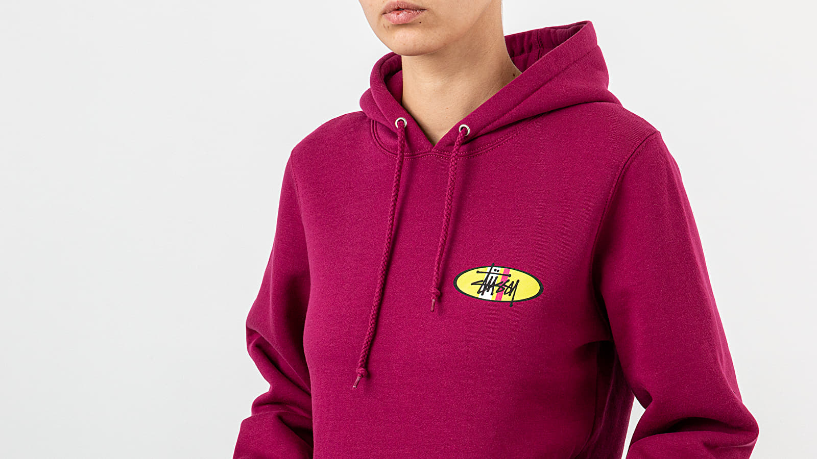 Stussy wine hoodie top