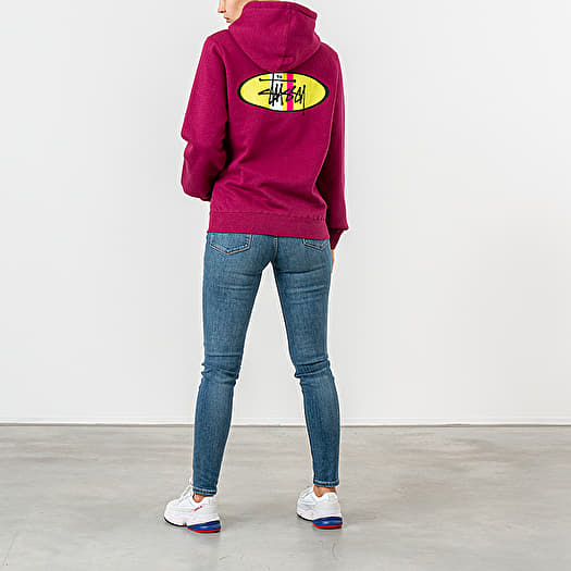 Stussy wine hoodie new arrivals