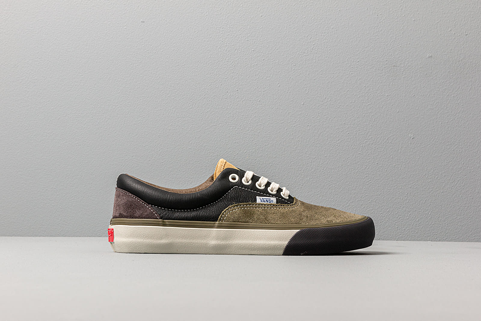 Men s shoes Vans Era VLT LX Suede Leather Shale Stone Footshop