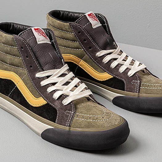 Scarpe uomo Vans SK8 Hi Reissue VL Suede Leather Shale Stone Footshop