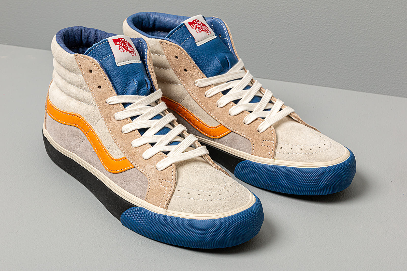 Men's shoes Vans SK8-Hi Reissue VL (Suede/ Leather) Blue/ Ginger