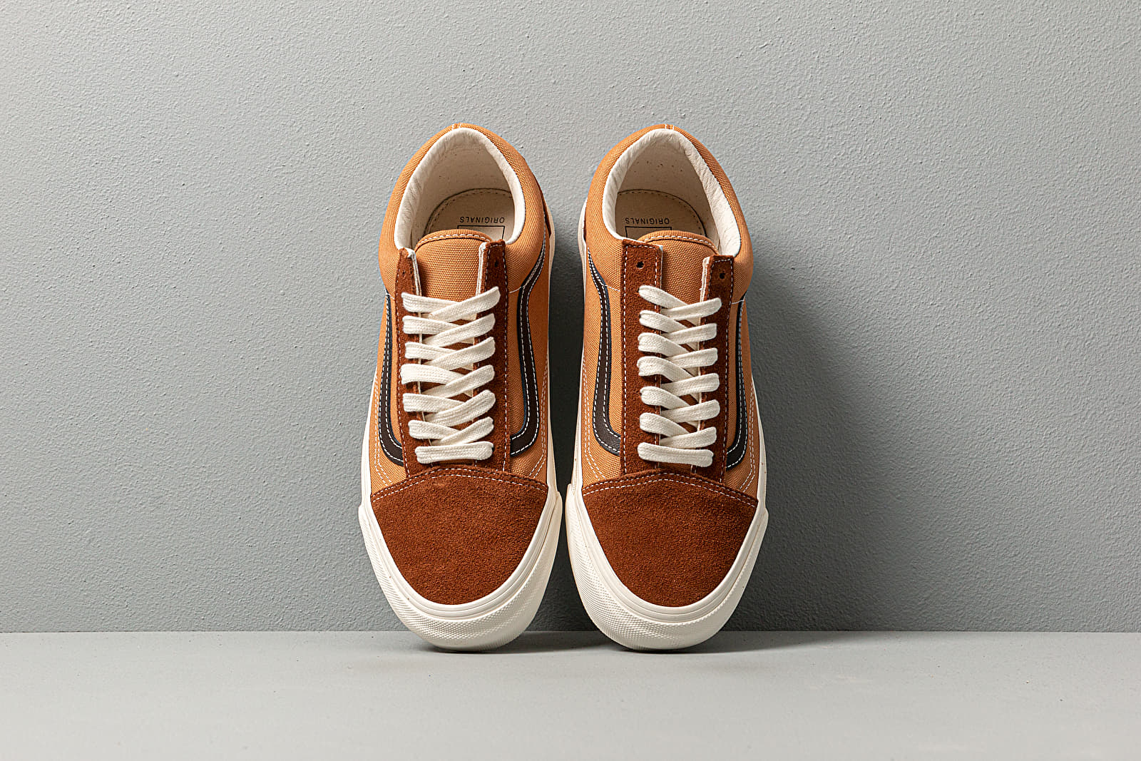 Men's shoes Vans OG Old Skool LX (Suede/ Canvas) Monks Robe/ Brown