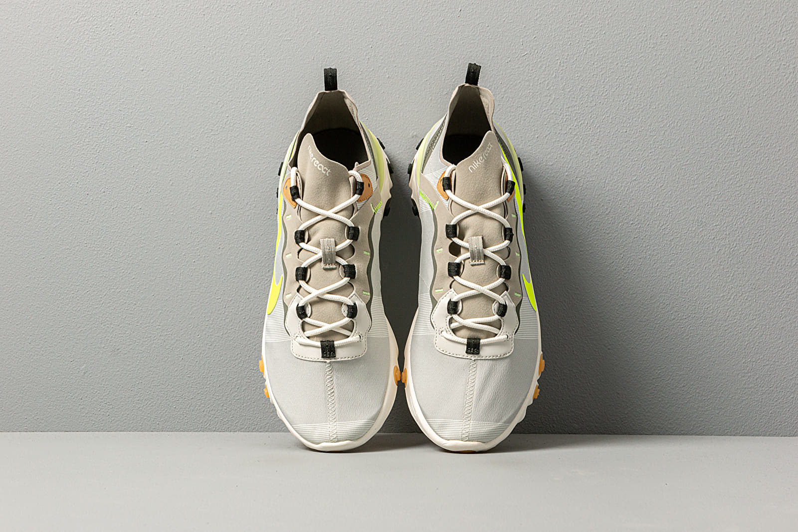 Miesten kengät Nike React Element 55 Spruce Aura/ Volt-Spruce Fog-Barely Volt