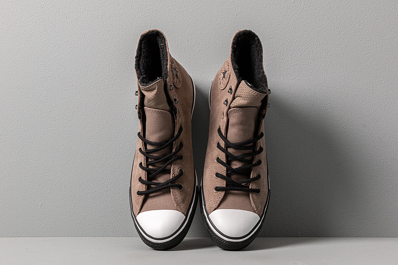 Herren Sneaker und Schuhe Converse Chuck Taylor All Star Winter Waterproof Mason Taupe/ White/ Black