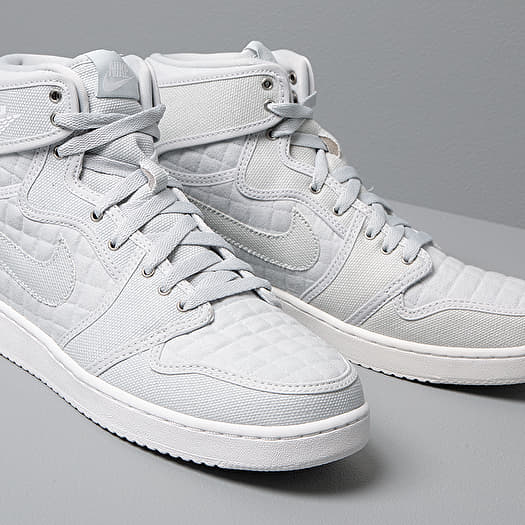 Men s shoes Air Jordan 1 KO High OG Pure Platinum White Metallic Silver Footshop
