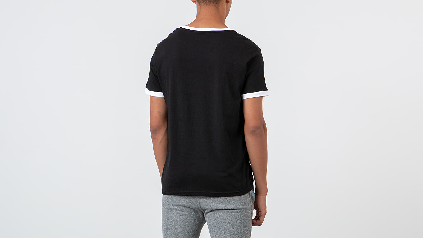 Majice T-shirt Tommy Hilfiger Logo Flag Tee Black