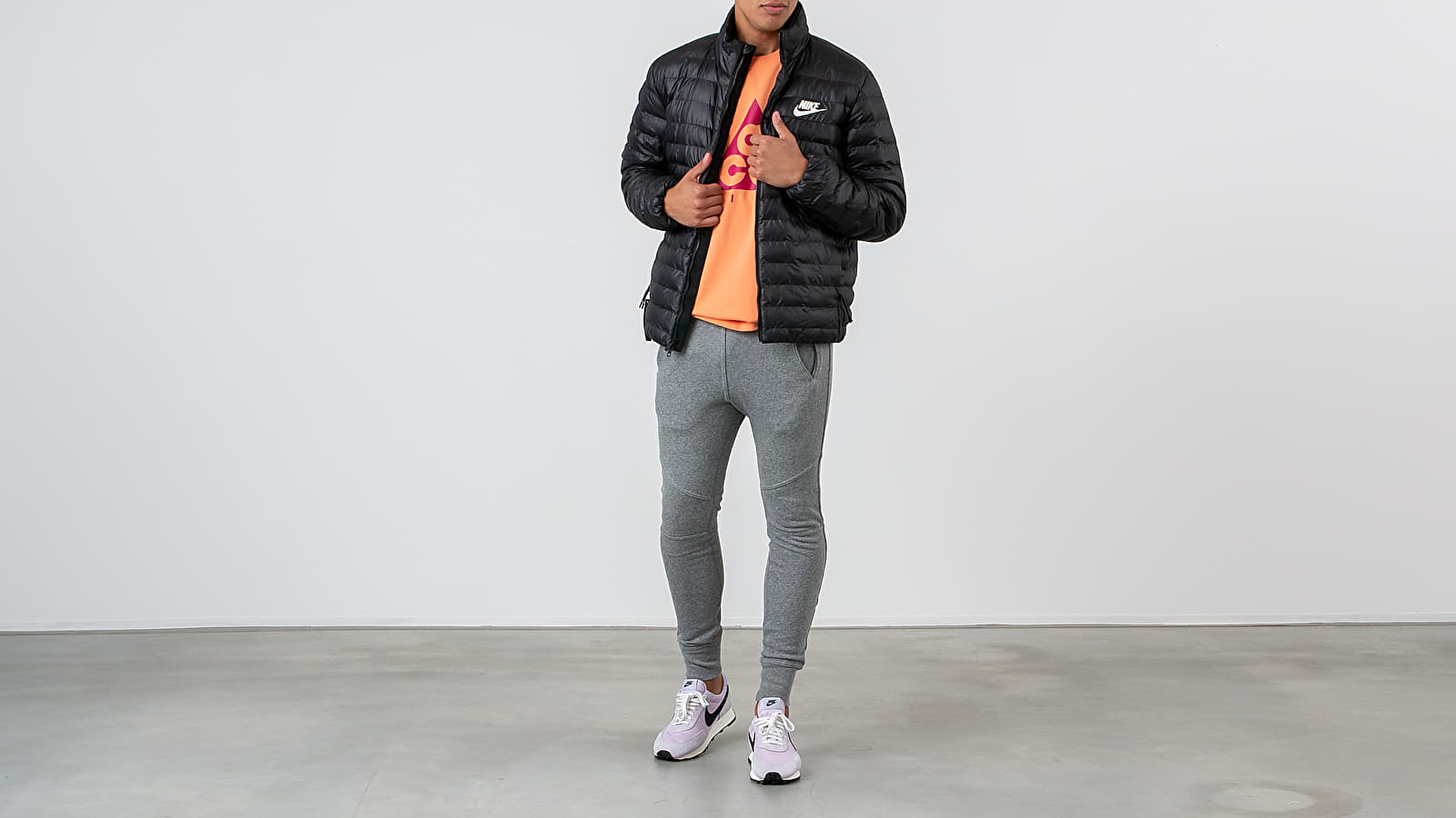 Bundy Nike Sportswear Synthetic Fill Bubble Jacket Black/ Black/ Black/ Sail