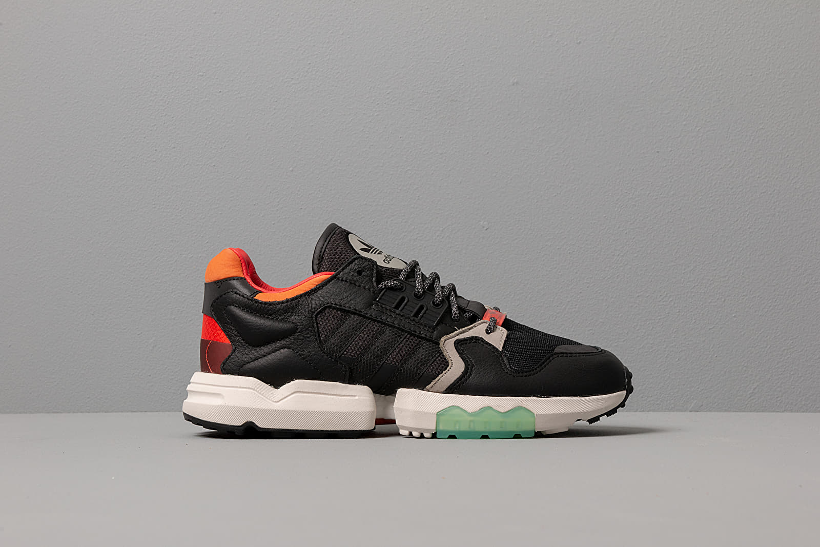 Men s shoes adidas ZX Torsion Core Black Orange Bright Green