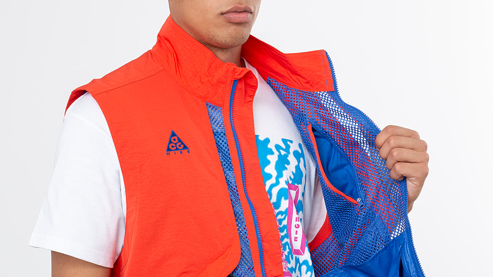 Jackets Nike NRG ACG Vest Habanero Red/ Game Royal | Footshop