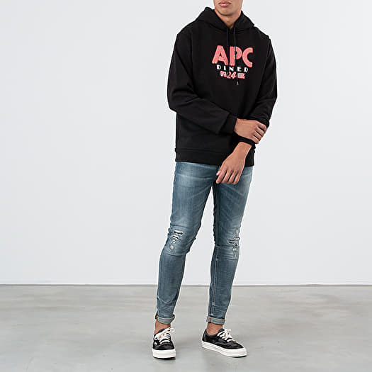 Hoodies and sweatshirts A.P.C Benito Hoodie Black Footshop